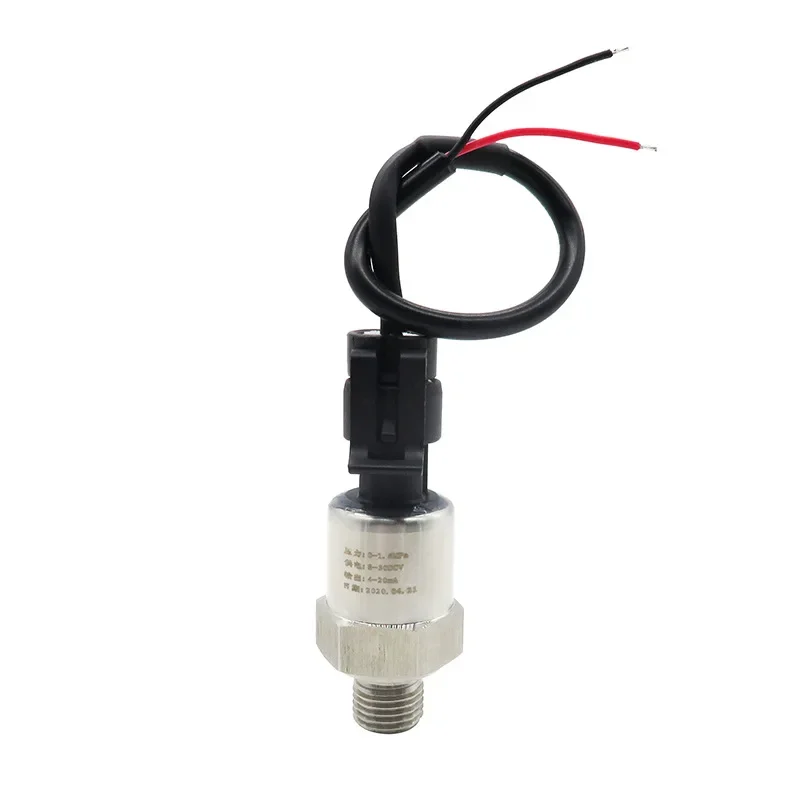 Pressure sensor 2 sub interfaces Water pressure, air pressure, oil pressure sensor 12-24V output 4-20MA