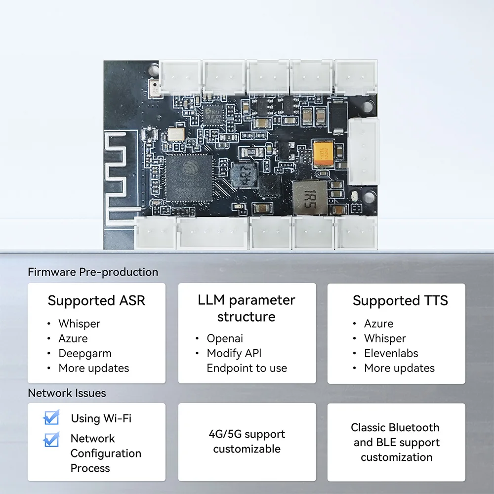 Kit de développement AI intelligent ESP32, Chat avec ChatGPT librement, construisez des poupées et des haut-parleurs AI comme vous aimez