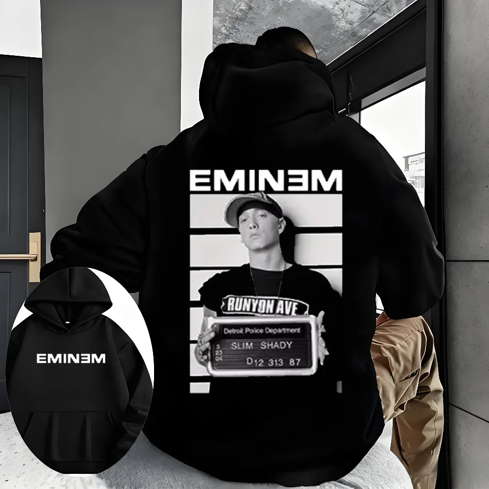 2025 moletom masculino mais vendido rapper eminem impressão hoodies inverno retro lazer esportes algodão hip-hop moda pulôver