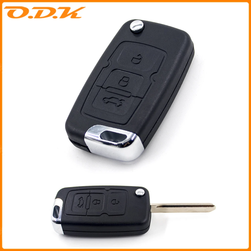 3 Button Car Remote Folding Key Fob Case For Geely Emgrand 7 EC7 EC715 EC718 Geely Emgrand 7-RV EC7-RV EC715-RV EC718-RV