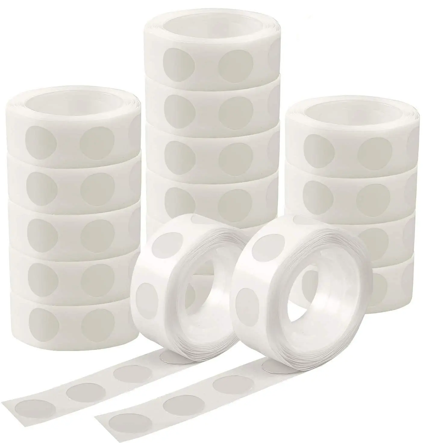 

Balloon Glue Removable Adhesive Tape Double Sided Point Dots 6000 Pcs 60 Rolls No Trace Easy Use