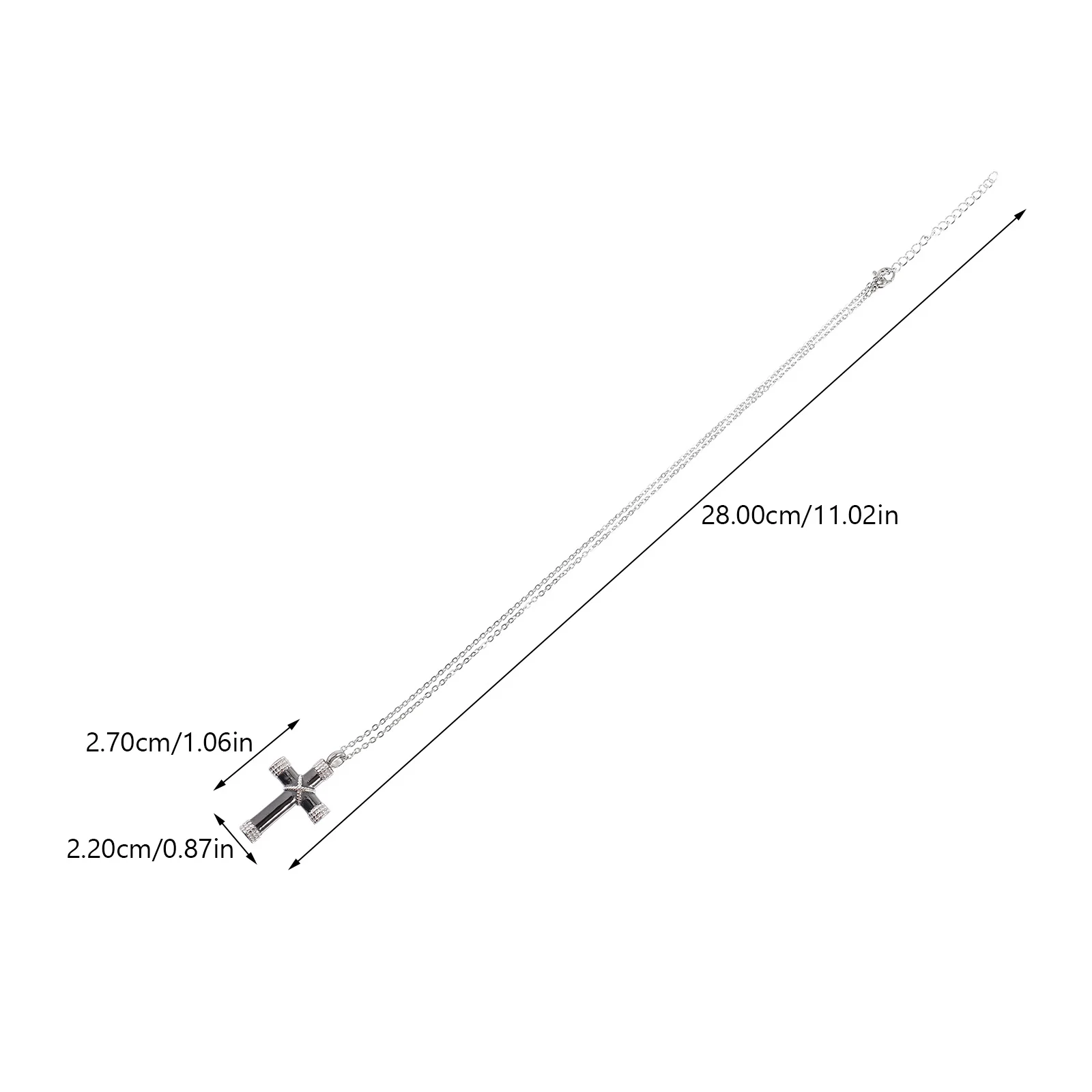 Asche Lagerung Anhänger Kreuz Urne Halskette Titan Stahl Nicht verformbare Asche Anhänger Halskette Feuerbestattung Schmuck Haustier Souvenir