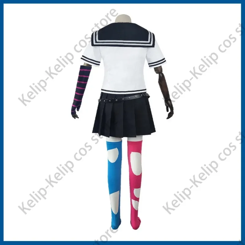 Gioco Anime Danganronpa 2: Addio Despair Steam Mioda Ibuki Costume Cosplay Parrucca JK Uniforme scolastica Donna Vestito da festa sexy