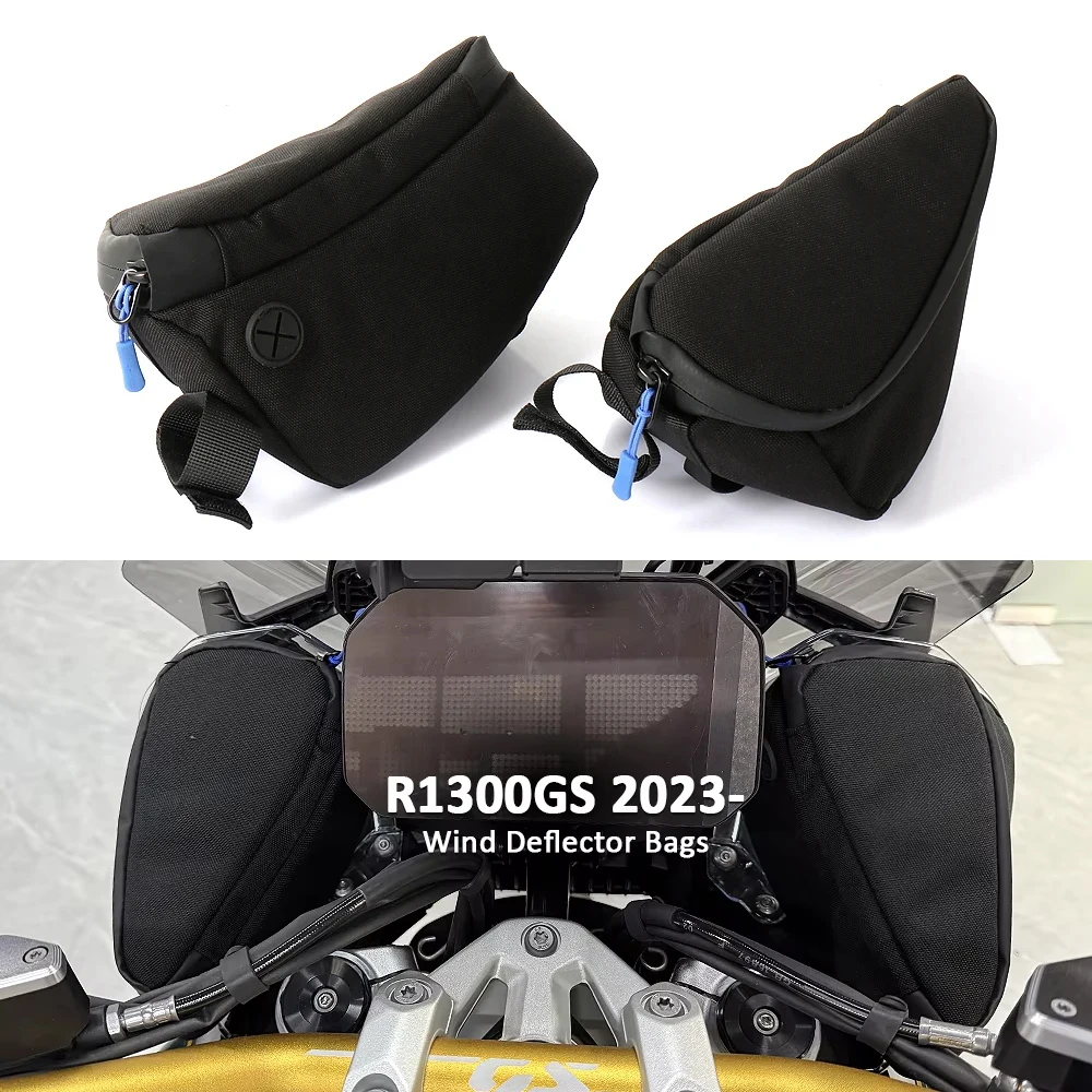 For BMW R1300GS R 1300 GS R1300 GS 2023 2024 Motorcycle Accessories New Black Wind Deflector Bags Set