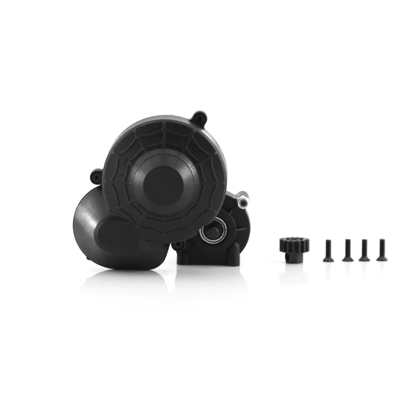 BAAA-Axial SCX10 90046 90047 1/10 등산용 자동차 플라스틱 웨이브 박스 어셈블리(기어 수정 업그레이드 포함)