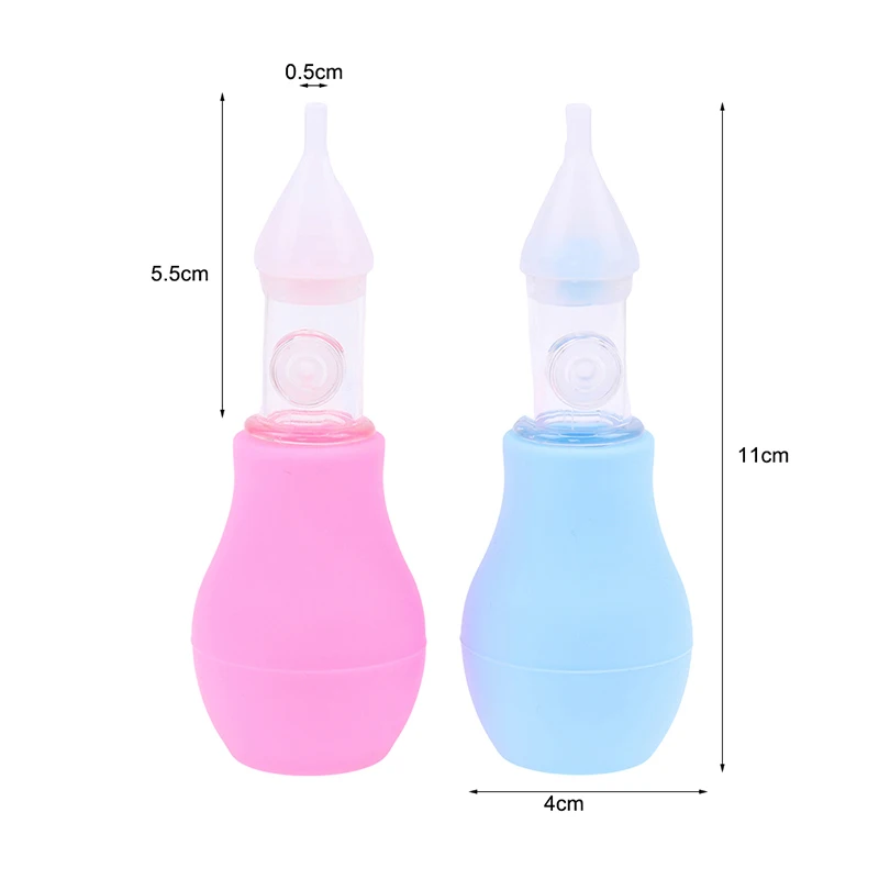 New Born Silicone Baby Safety Nose Cleaner Vacuum Suction Children Nasal Aspirator New Baby Care Diagnostic-tool Vacuum Sucker