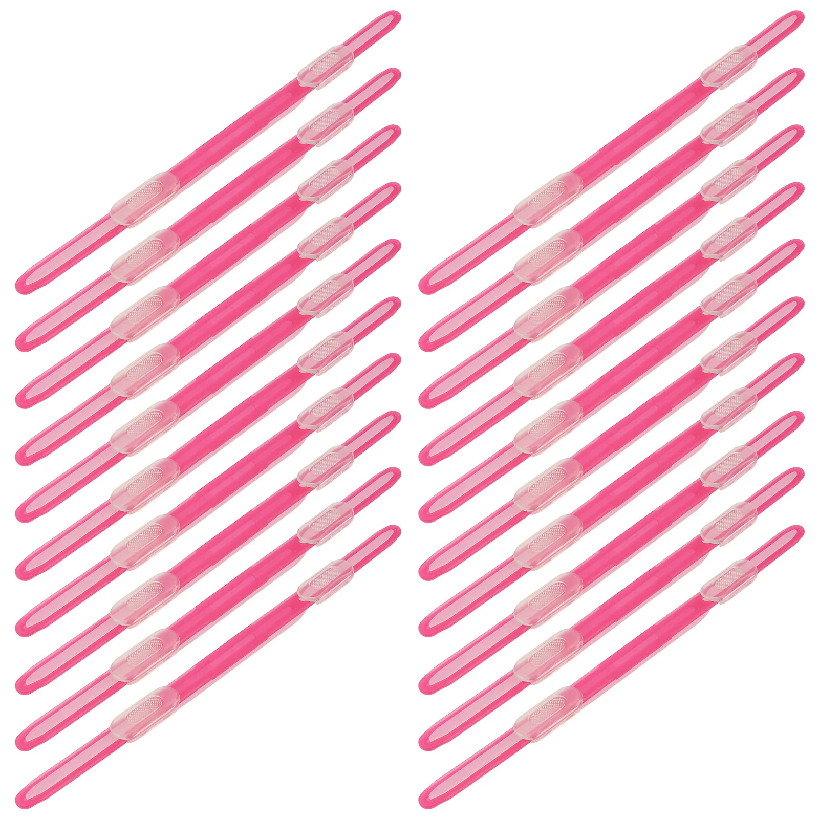 20PCS Binder Clips Plastic File Paper Storage Practical Loose Leaf Office Stationery Bookbinding Clips Ergonomic