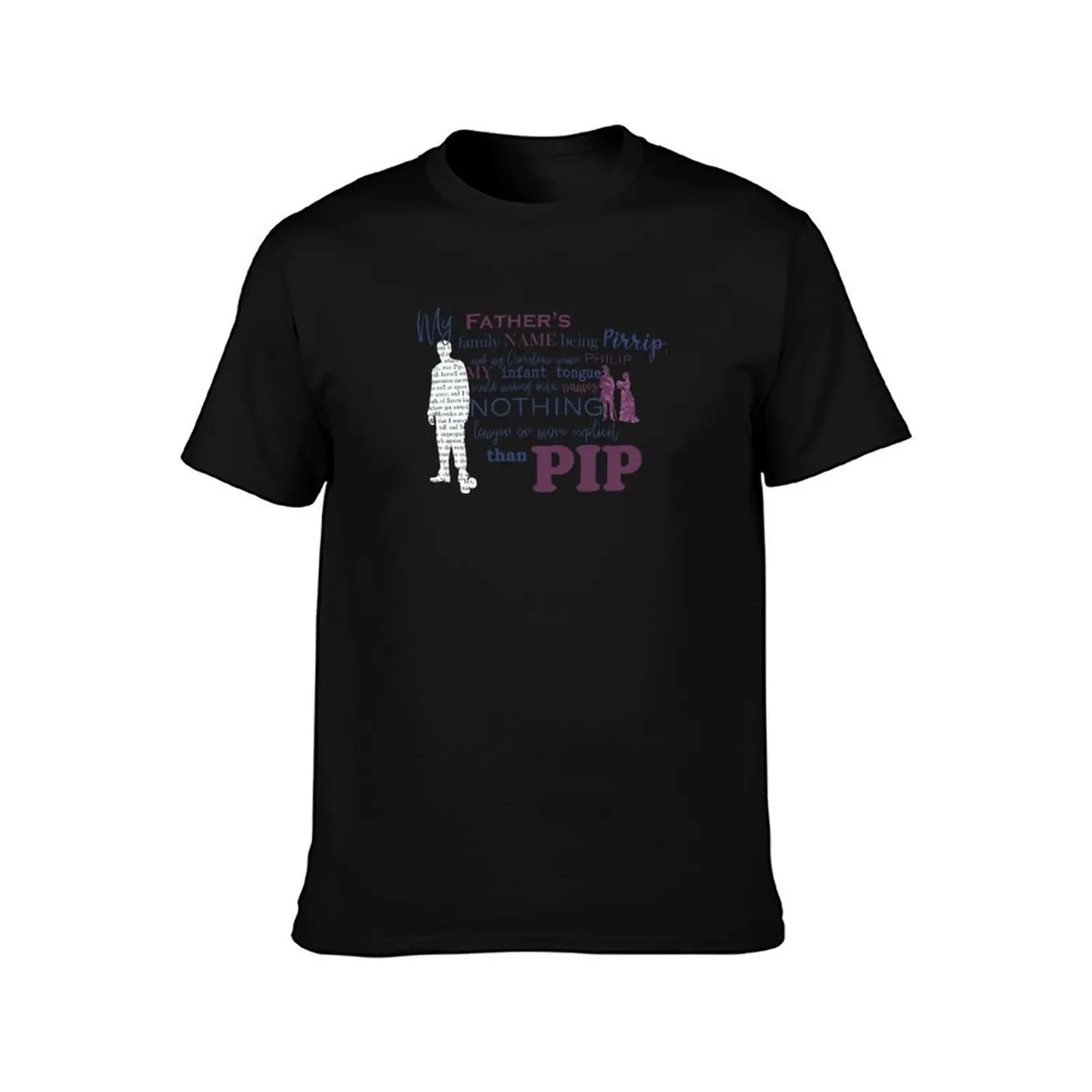 First Lines : Charles Dickens,Great Expectations T-Shirt Running Performance Short Sleeve Tee T-Shirt