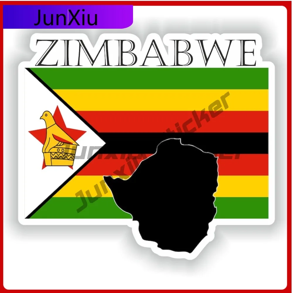 

Zimbabwe Country Project Flag Trendy Vehicle Body Decor Exterior Styling Piece For Vehicles