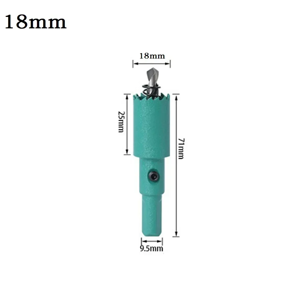 16/18/20/22/25/28/30/35/38/45/50mm Hole Saw For PVC Board Gypsum Board Wood Board Aluminum Alloy Positioning Center Drill