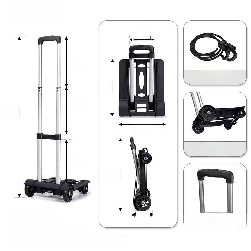 chariot-de-courses-portable-en-alliage-d'aluminium-haute-capacite-robuste-et-durable-vehicule-utilitaire-pour-le-transport-de-marchandises