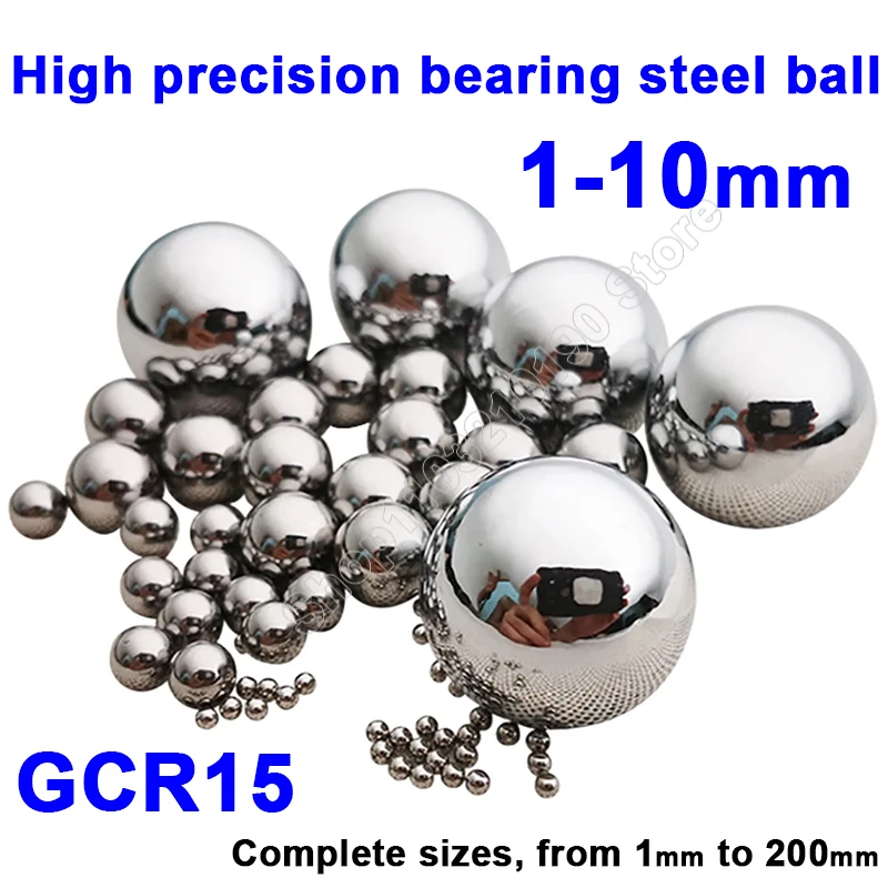 20-100Pcs High Precision Bearing Steel Balls 1 1.5 2 2.5 3 3.175 3.5 3.969 4 4.5 4.763 4.8-10mm Chrome Bearing Steel Solid Beads