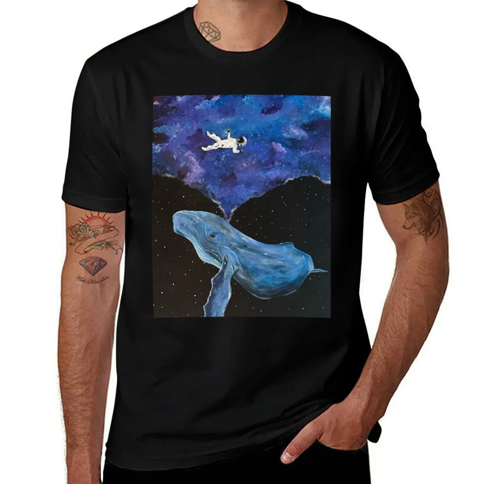 

men tshirt luxury Space man Astronaut man for brand T-Shirt with shirts quality t shirts high t Whale man