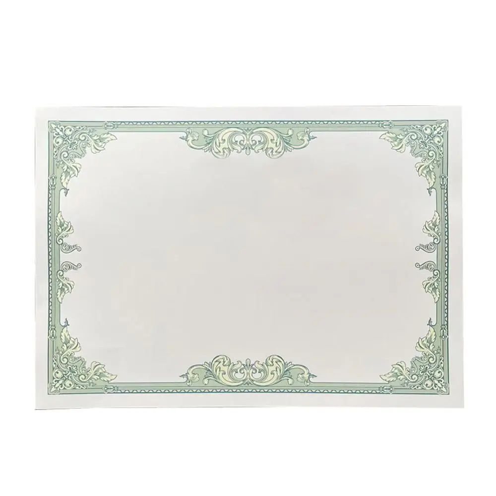 10 Sheets Plain Inner Page A4 Certificate Inner Page Ceremony Competition Award Certificate Paper Blank Award