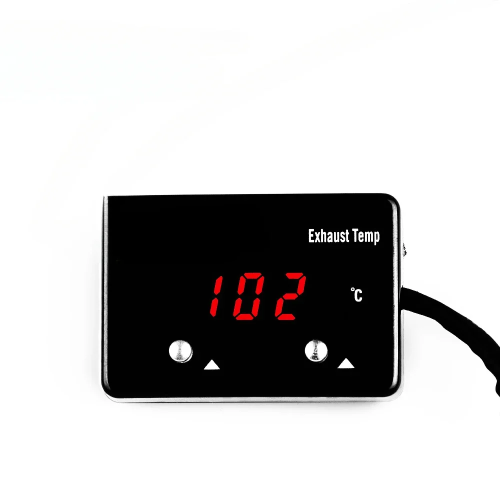 Modified car and motorcycle 12V exhaust thermometer electronic instrument, waterproof digital display with sensor