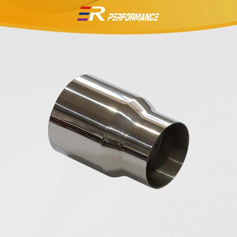 Silenciador de escape cromado de acero inoxidable para coche, embellecedor de cola trasera para la mayoría de los coches, tubo de punta