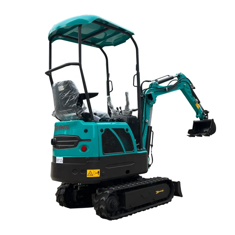 Mini Excavators Diesel Engine 0.8 Ton Compact Bager Small Diggers  Backho 1 Ton  Prices