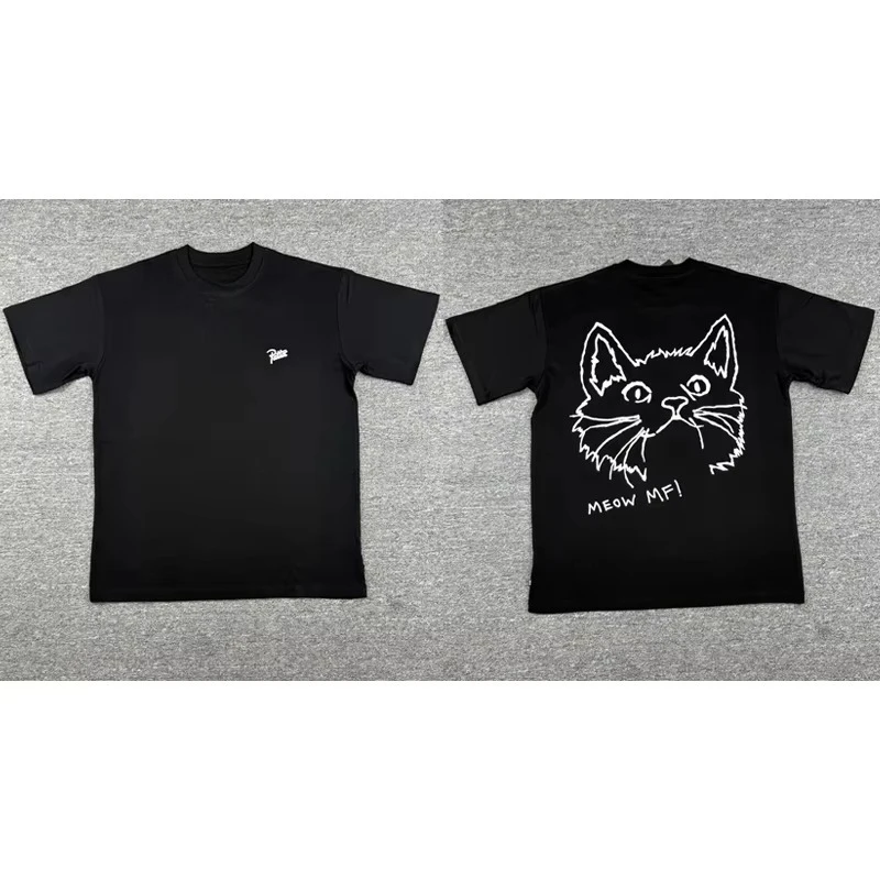 2026 new Vibrant Big Red Lips Graphic Print High‑Quality Comfort Loose Hip‑Hop Streetwear Short‑Sleeve Tee
