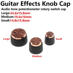 5PCS Amp guitar effect unit knob cap Sound tone potentiometer rotary switch cap