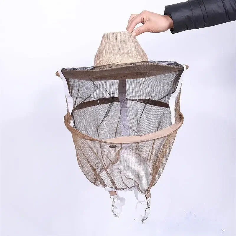 Bee Hat Breathable Beekeepers Hat Beekeeper Hats With High Visibility Veil Face Protection Outdoor Bee Keeper Starting Kit
