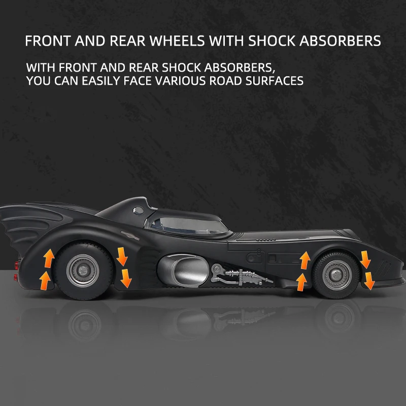 Carro grande 1:18 1989, tanque clásico de aleación de Metal fundido a presión, modelo de coche, colección de sonido y luz, decoraciones para Hobby, adorno de exhibición