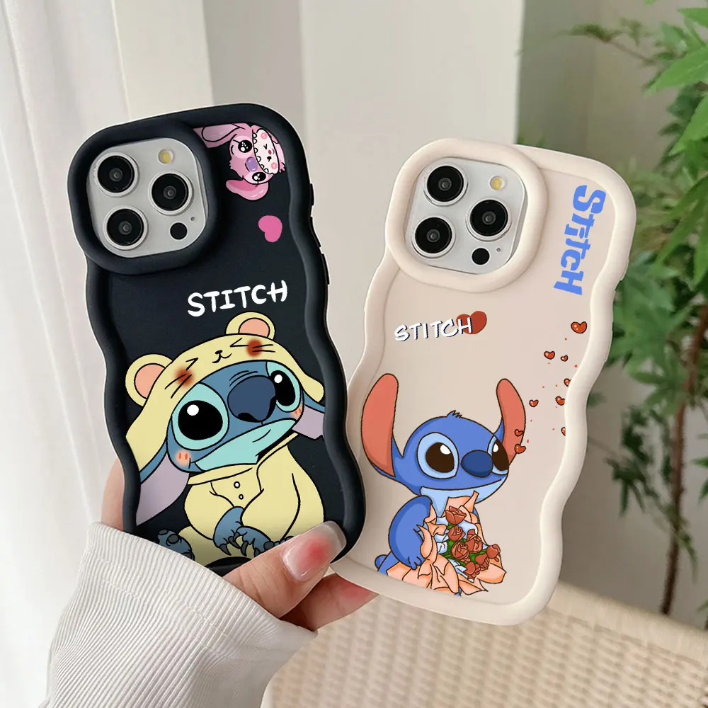 Cartoon Cool Cute Stitch Phone Case for OPPO A5 A9 A15 A16K A17 A31 A38 A53 A54 A55 A57 A58 A74 A76 A78 A79 A92 A98 4G 5G Cover