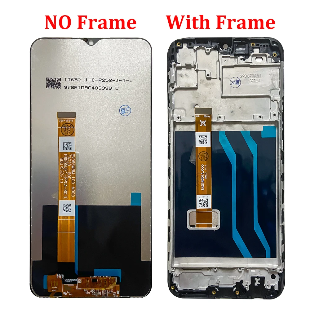 6.5'' Original LCD For OPPO Realme 5 5i 5S Display Touch Screen RMX1911 RMX1925  RMX2030 Digitizer Assembly Replace With Frame