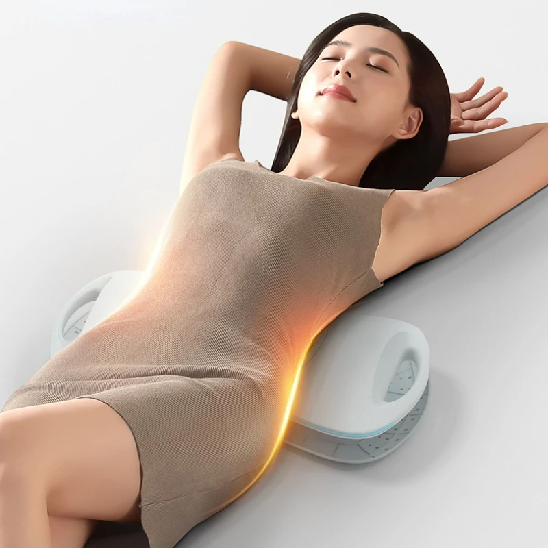 Low Frequency Pulse Lumbar Massager Curvature Lumbar Soothing Instrument Intelligent Stretching Back Pain Treatment Machine