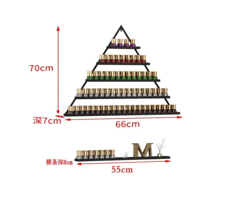 マニキュア,マニキュア,ショップ,アイロンラック,オイルシェルフオーガナイザー,金属製収納ラック,直送用の固定ウォール収納ホルダー