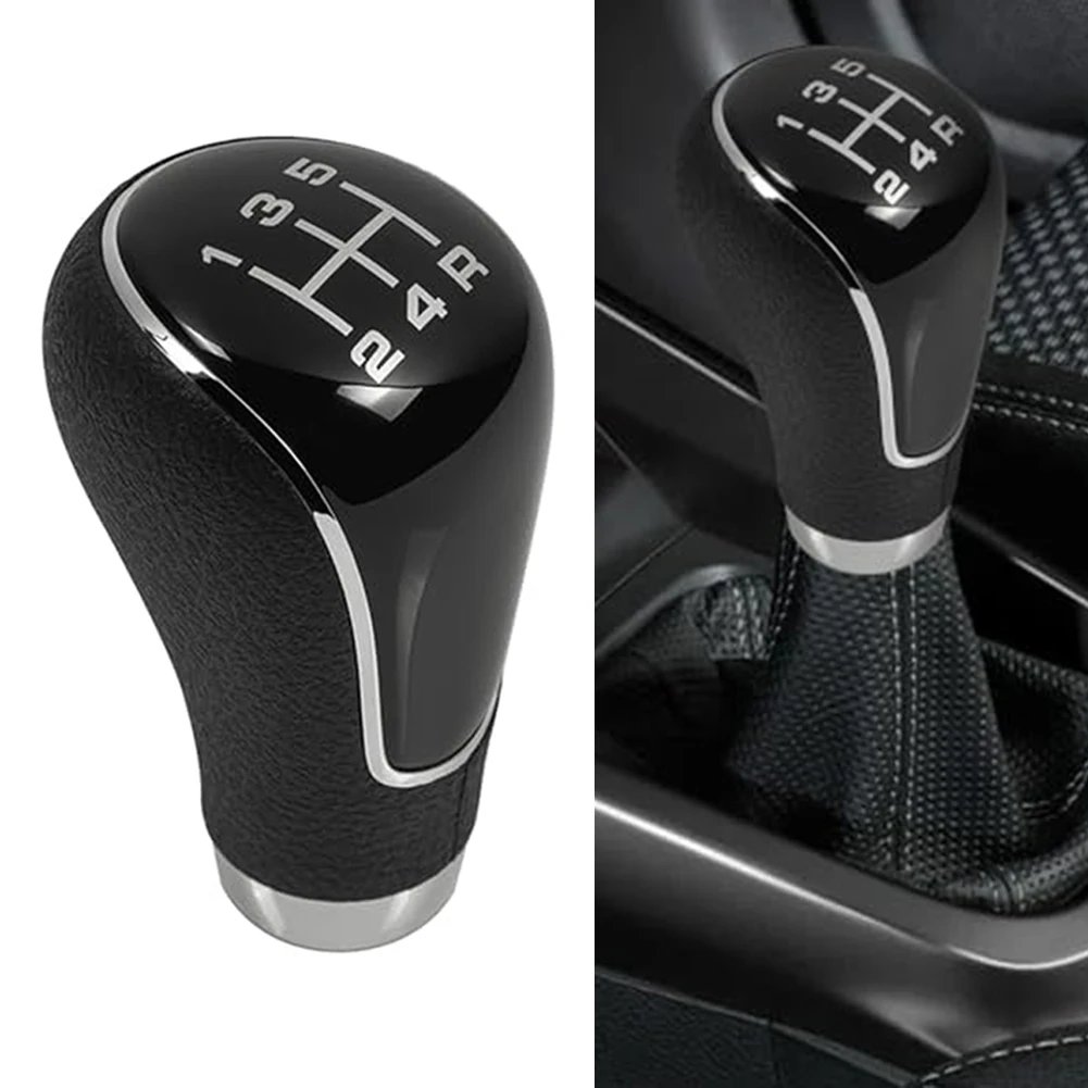 5 Speed Car Gear-Stick Shift Knob Lever Handle For Mazda 2 3 6 323-BK Leather Car Gear Knob New Quality Accessories Car Supplies