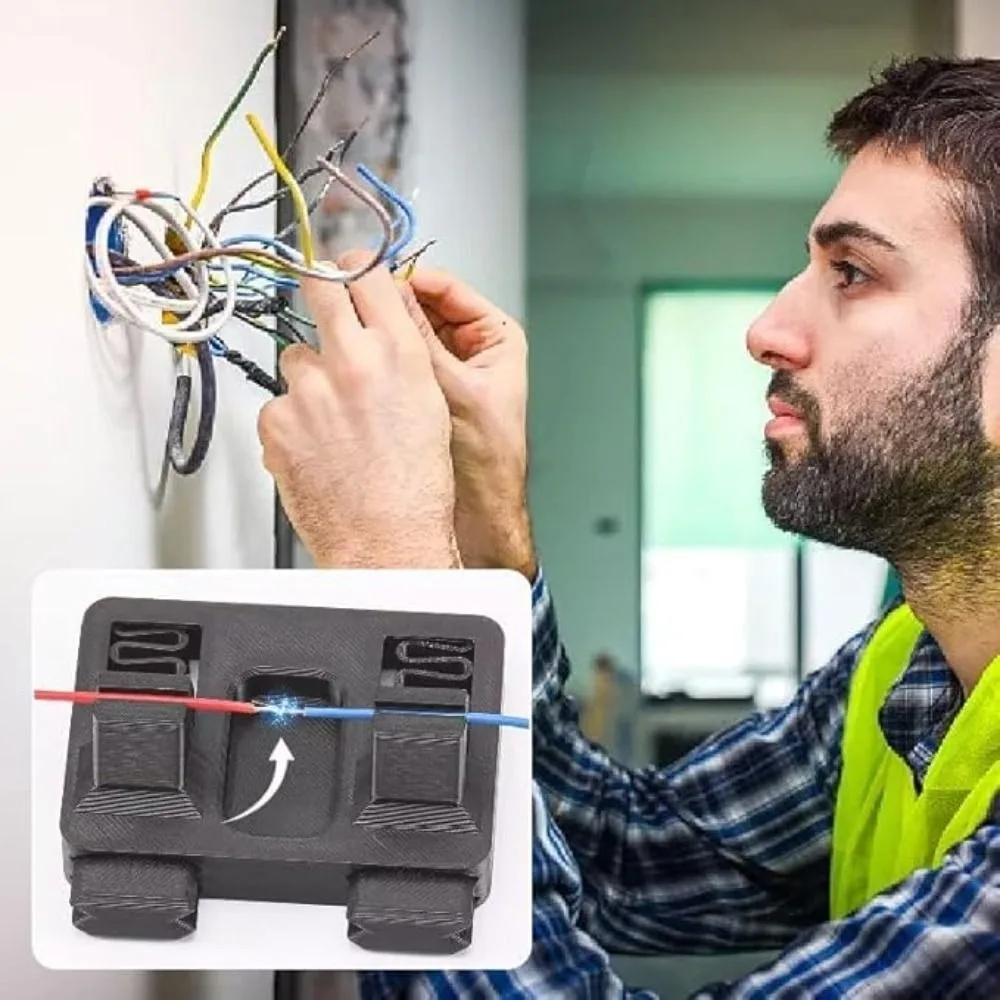 Power Cord Welding Electric Wire Welding Fixture Portable Welding Electrode Holder Bracket Welding Table Clamp Multi-function