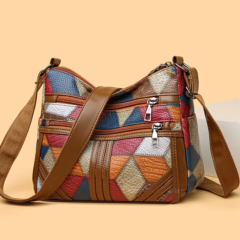 

Винтажные сумки на плечо под мышками из искусственной кожи для женщин, простой стиль, женская сумка-кошелек, однотонная кожаная сумка подмышками, через плечо