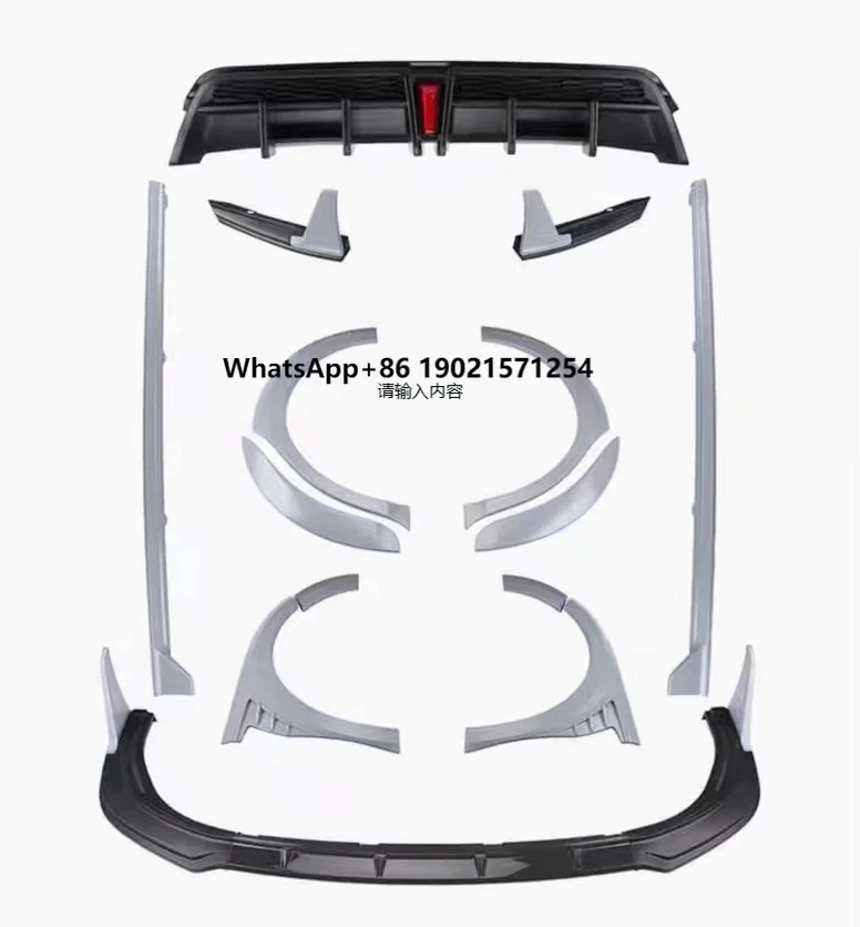 

High Quality 2018-2023 for for Camry Wide Body Kit Includes Front Lip Rear Lip Side Skirts Wheel Eyebrow-New Condition Up