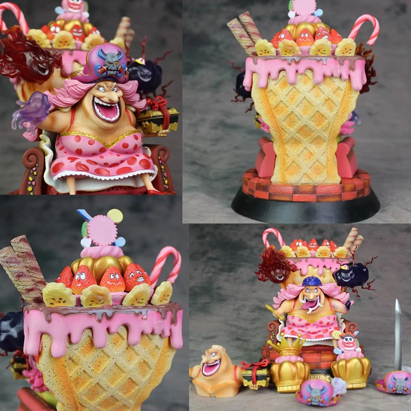 

Аниме One Piece Big Mom Pirates Charlotte Linlin Katakuri ПВХ Фигурка Статуя Коллекция Орнамент Модель Детская Игрушка Кукла Подарок