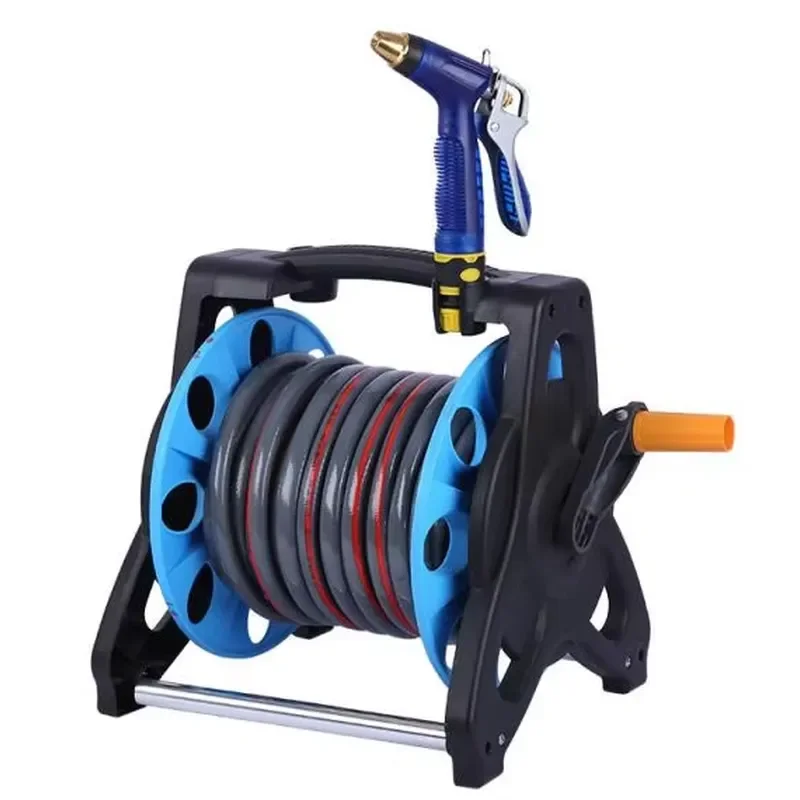 for Professional Manufacturer Hand-hold Water Hose Reel Cart Garden Hose With Reel Retractable Hose