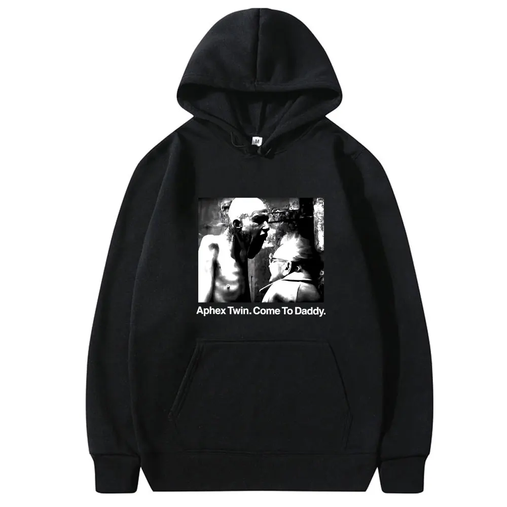 

Hot Aphex Twin Come To Daddy Graphic Hoodie Men Women Vintage Oversized Pullover Hoodies Male Fashion Casual Hooded Sweatshirt