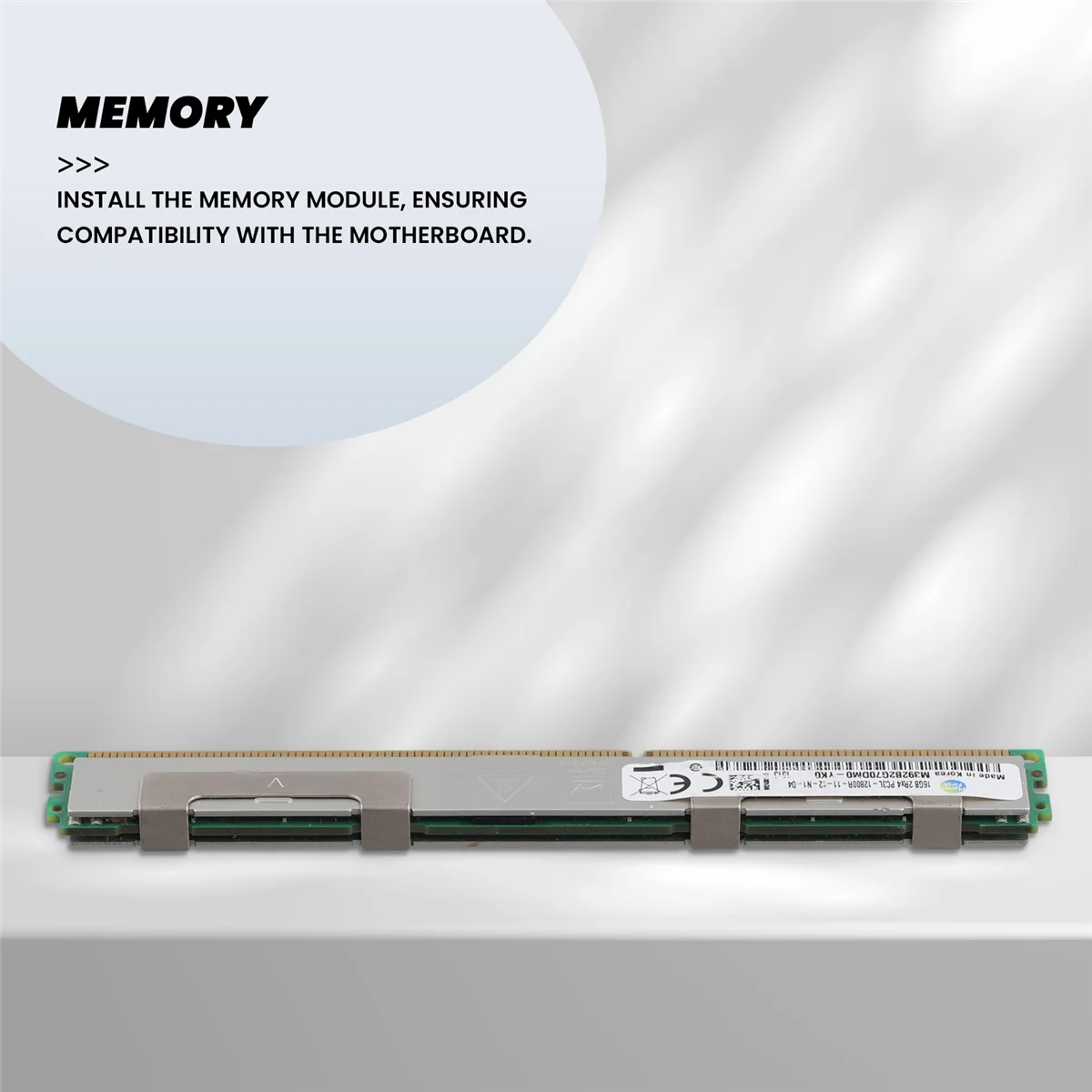 Memoria RAM per server ABLP DDR3 REG da 16 GB PC3-12800 Memoria RAM per server REG a bassa tensione da 1600 Mhz 2RX4