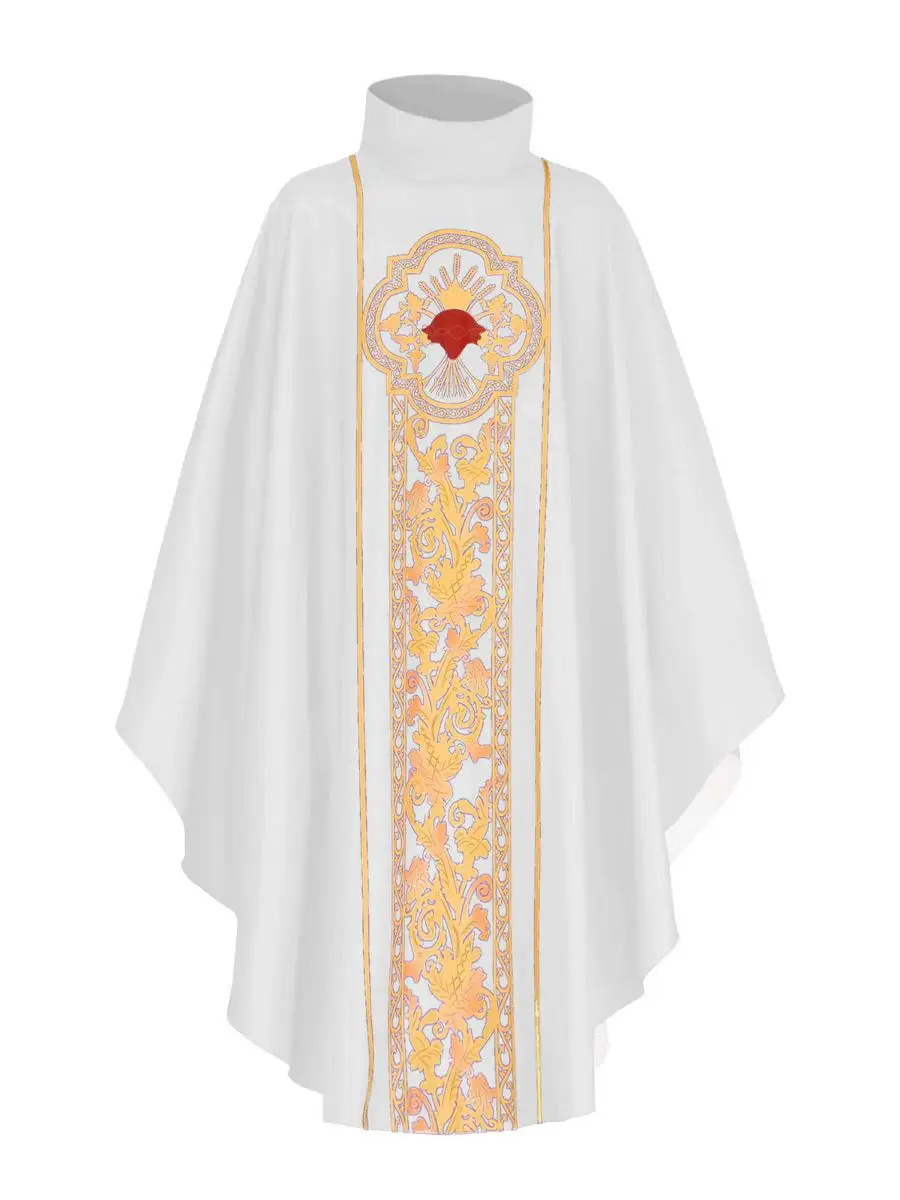 ملابس فضفاضة للهالوين الراهب القرن الأب المطبوع رداء المرأة ملابس عرقية المرحلة زي ربيع 2025 لا يوجد علامة تجارية مسجلة #2