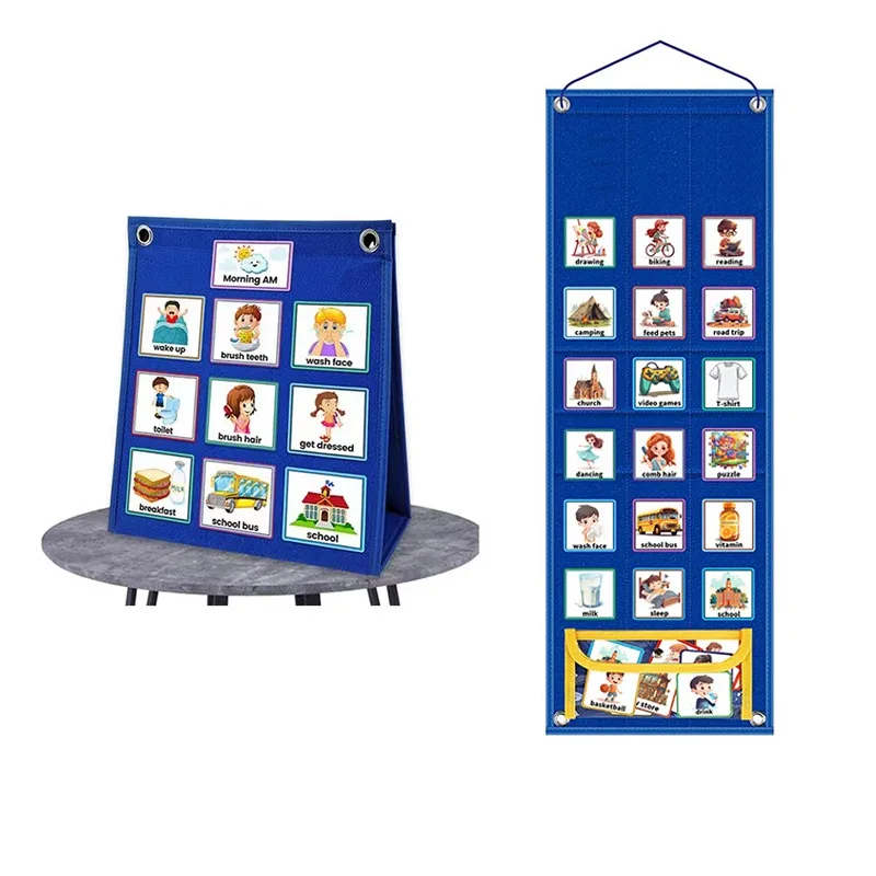 

New 96 Pieces Cards Daily Morning Bedtime Routine Chart New Design Visual Schedule for Kids Chore Chart Children Toddlers