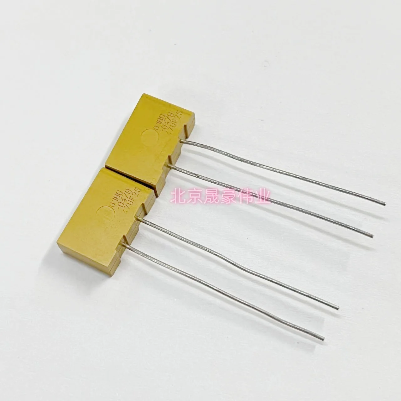 2 Buah T330D476M025AS 25V 476 47UF Kapasitor Tantalum Audio Solid State 47UF/25V Kaki Tembaga P: 5Mm