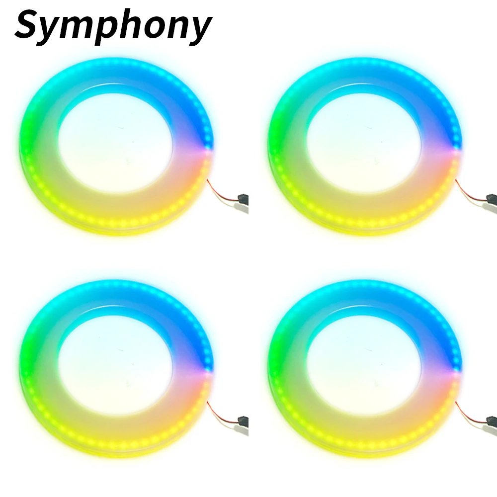 18 in 1 Full Color Streamer Symphony LED Ambient Light Parts Replace Accessories (3 wires 3 pins)