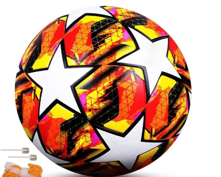 

Premium Quality Size 5 Soccer Balls for Adults Soft PU Material Seamless Outdoor League Training Competitive Matches Adolescents