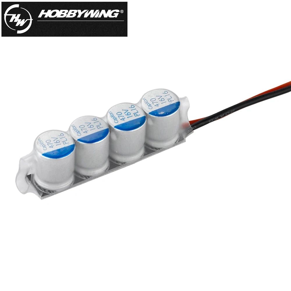 Hobbywing-Módulo de condensador de baja impedancia para coche Ezrun Xerun, supercondensador ESC, módulo #4 #2, 2/4