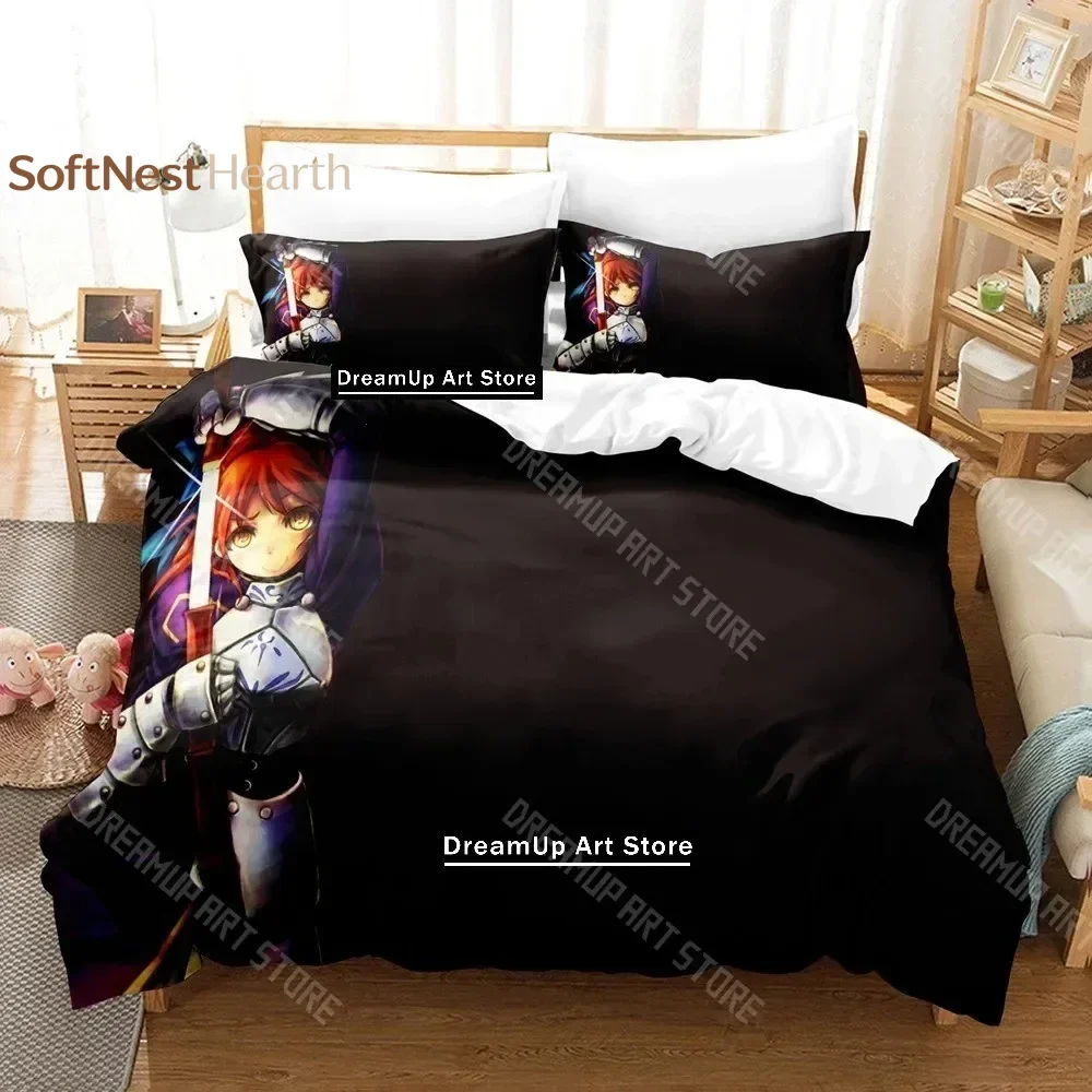 2026 3D Print Melty Blood Bedding Set Single Twin Full Queen King Size Bed Set Adult Kid Bedroom Duvetcover Sets Anime Bed Sheet