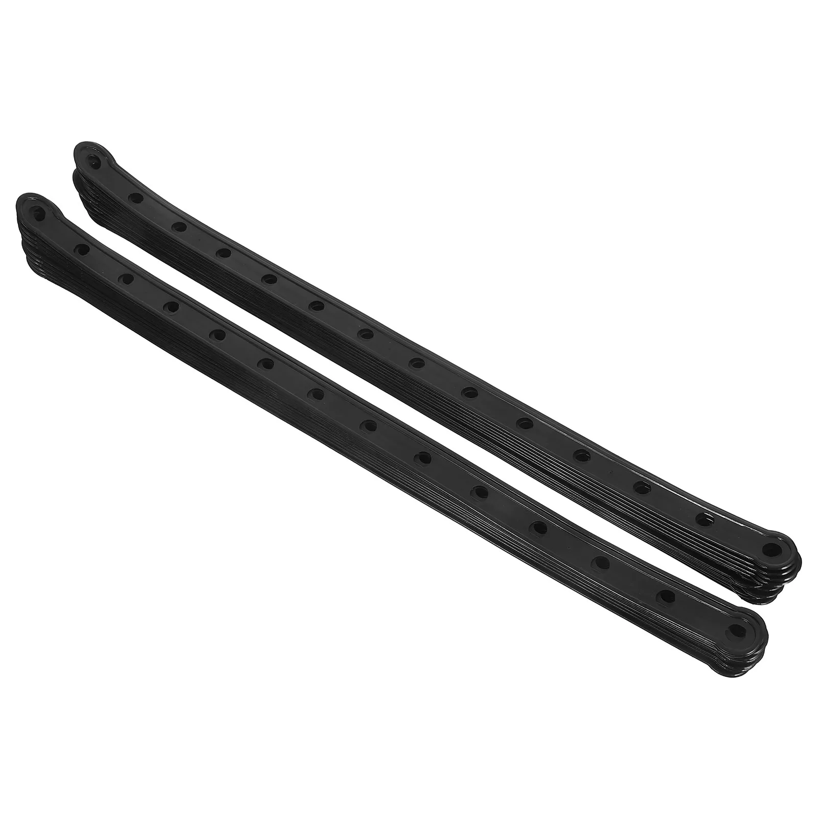 40 unidades de tiras de conexión para perchas de plástico negro, para ahorrar espacio en el armario, organizador resistente para camisas y pantalones.