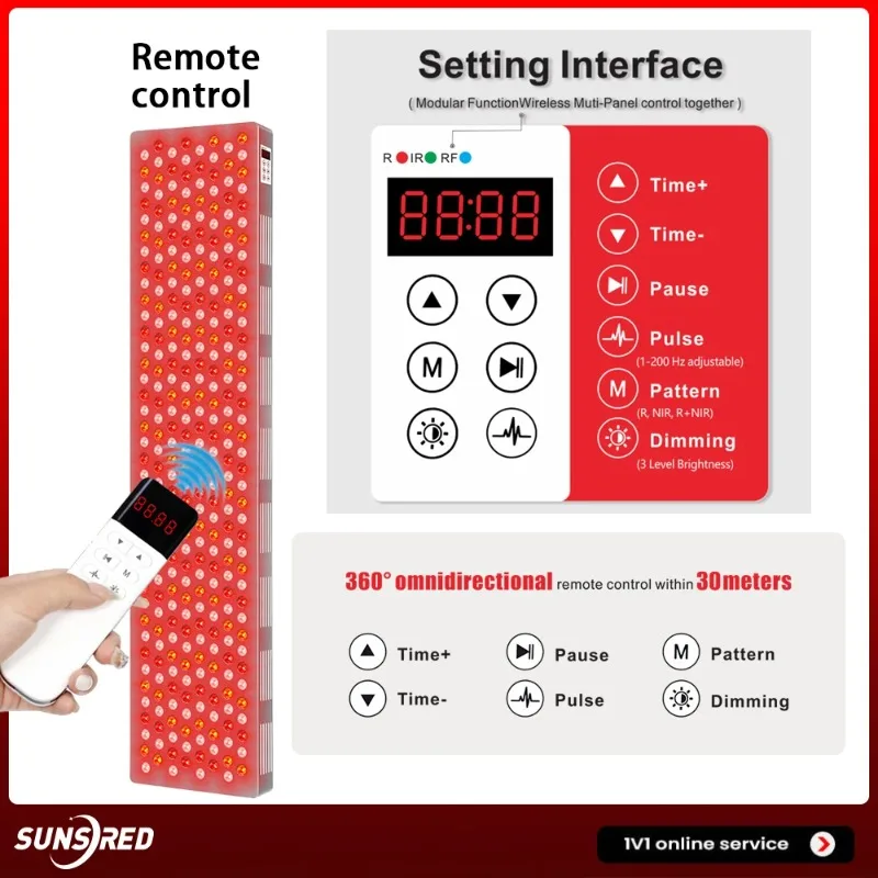Wholesale 660Nm 850Nm Near Infrared Light Therapy Device 2000W Red Light Therapy Lamp - view 3