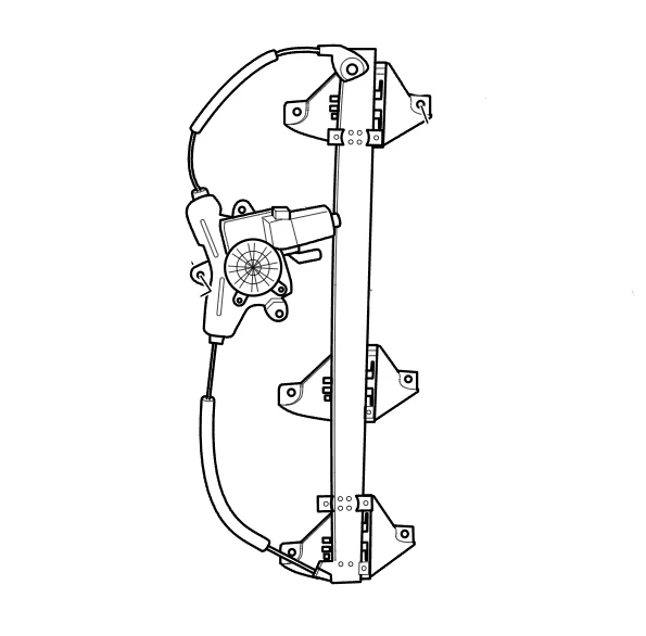 SAIC MAXUS G10 Front Side Door Glass Lifter Assembly C00020516 C00020389