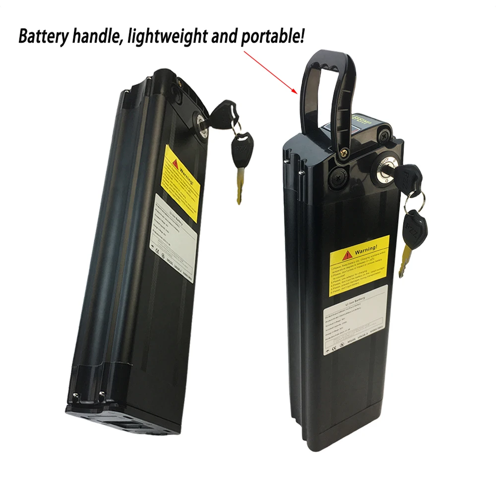 100% Original 48V 30Ah Silver Fish Style Battery, 500W 750W 1000W High Power 18650 Li-ion Battery With charger