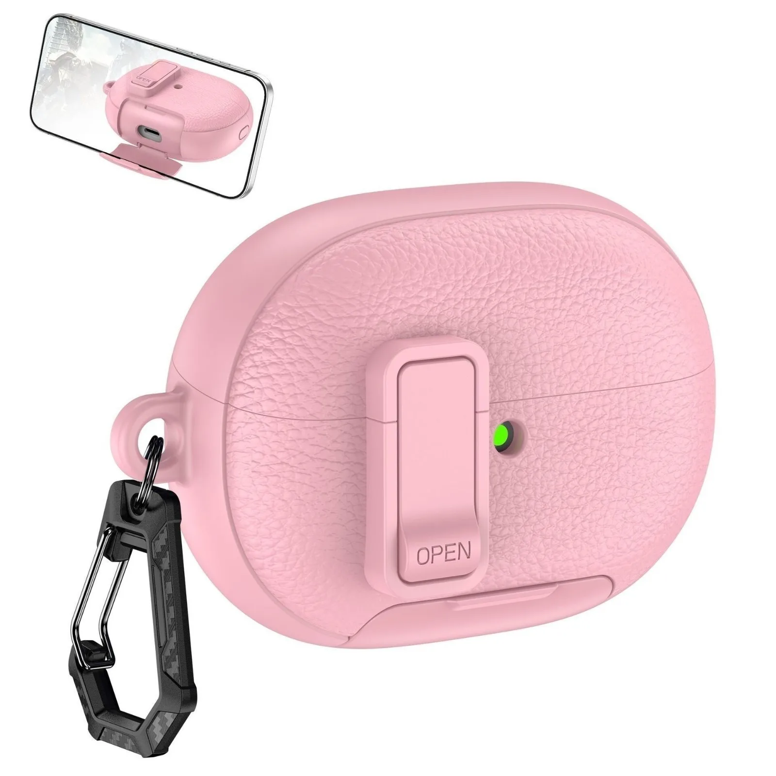 For Huawei FreeBuds Pro 5 FreeClip2 PU Leather Case with Phone