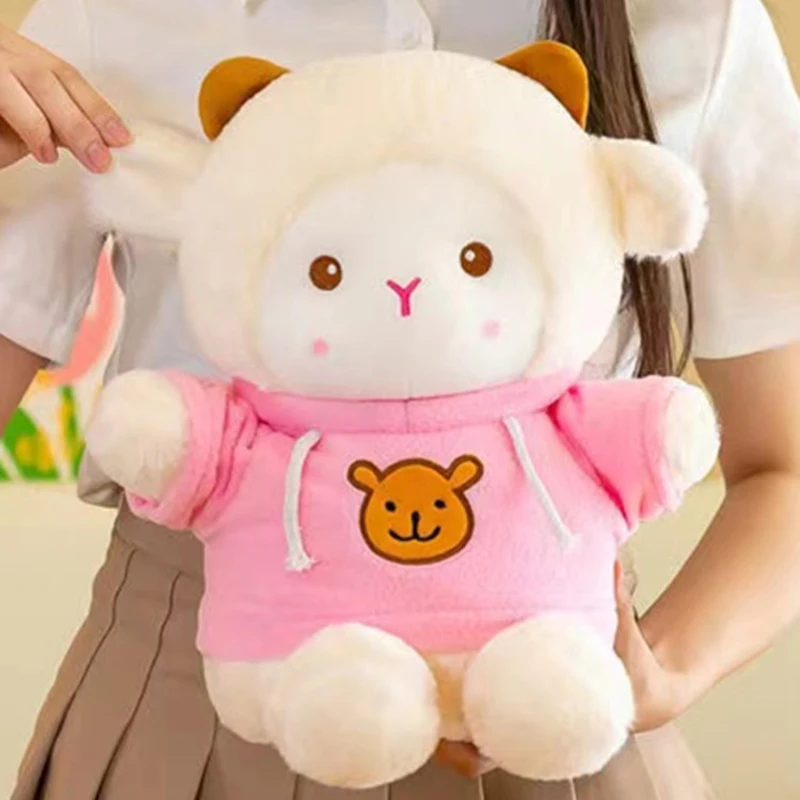 20cm PP Cotton Cartoon Plush Sheep Soft Toys Stuffed Animal Sheep Dolls Valentine\'s Day Christmas Gifts Toy for Children Girl